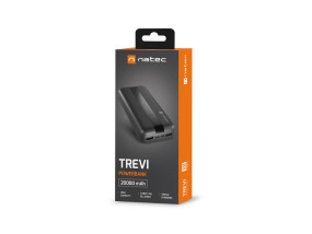 foto de POWER BANK NATEC TREVI 20.000 mAh 2xUSB 2.1A 1xUSB-C NEGRO