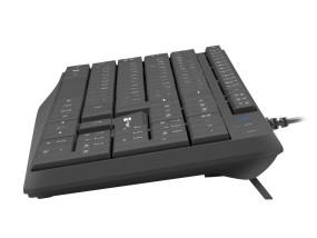 foto de TECLADO NATEC NAUTILUS SLIM LAYOUT USB NEGRO