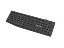 foto de TECLADO NATEC NAUTILUS SLIM LAYOUT USB NEGRO