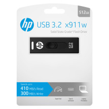 foto de MEMORIA USB 3.2 HP 512GB X911W NEGRO