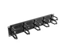 foto de ORGANIZADOR DE CABLES LANBERG 10 ANILLOS 19 2U TIPO B CON CEPILLO NEGRO