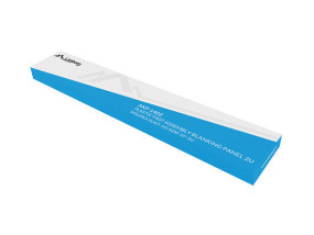 foto de PATCH PANEL CIEGO IGNÍFUGO LANBERG MONTAJE RÁPIDO PLÁSTICO 19 2U NEGRO