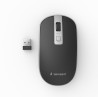 foto de RATON GEMBIRD OPTICAL BLACK SILVER RF INALAMBRICO PILAS
