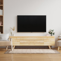 foto de TooQ LP1080F-B soporte para TV 2,03 m (80) Negro