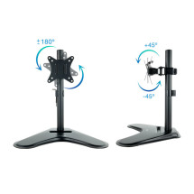 foto de SOPORTE MESA TOOQ PANTALLA 17-32 NEGRO
