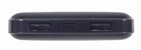 foto de POWERBANK GEMBIRD 10000mAh 1x microUSB A 2x USB-A NEGRO