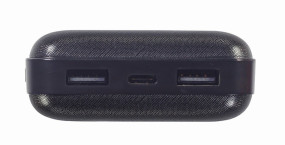 foto de POWERBANK GEMBIRD 20000mAh 1x microUSB A 2x USB-A NEGRO