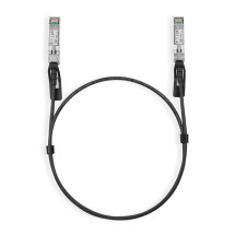 foto de TP-Link Omada TL-SM5220-1M Cable de fibra ?ptica e InfiniBand SFP+ DAC Negro