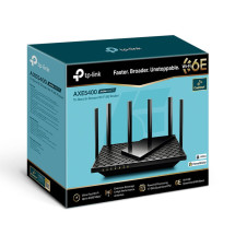foto de TP-Link Archer AX5400 router inal?mbrico Gigabit Ethernet Tribanda (2.4 GHz / 5 GHz / 6 GHz) Negro