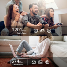 foto de ADAPTADOR TP-LINK AX1800 DUAL BAND HIGH GAIN WIFI USB