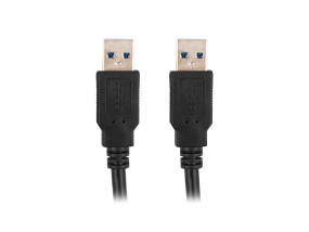foto de CABLE USB 3.0 LANBERG MACHO/MACHO 1.0M NEGRO