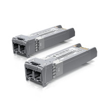 foto de MODULO SFP+ UBIQUITI UACC-OM-MM-10G-D-2 UFIBER TRANSCEIVER MM 2PACK