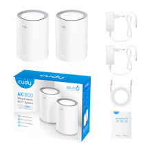foto de EXTENSOR MESH CUDY AX1800 WIFI 6 MESH SOLUTION M1800 2-PACK