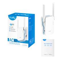 foto de REPETIDOR MESH CUDY AC1200 WIFI MESH REPEATER RE1200