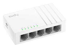 foto de SWITCH CUDY 5-PORT 10/100 MBPS DESKTOP SWITCH FS105D