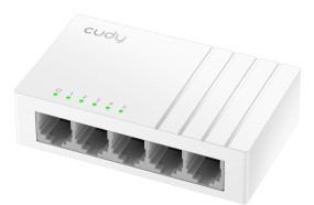 foto de SWITCH CUDY 5-PORT 10/100 MBPS DESKTOP SWITCH FS105D