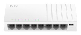 foto de SWITCH CUDY 8-PORT 10/100 MBPS DESKTOP SWITCH FS108D