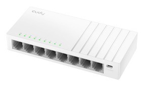 foto de SWITCH CUDY 8-PORT 10/100 MBPS DESKTOP SWITCH FS108D