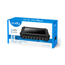 foto de SWITCH CUDY 8-PORT GIGABIT DESKTOP SWITCH GS108D