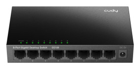 foto de SWITCH CUDY 8-PORT GIGABIT METAL SWITCH GS108