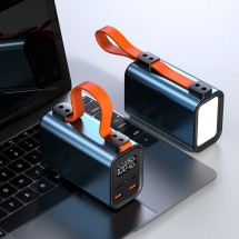 foto de POWERBANK LEOTEC 30000 MAH PD 100W CARGA RAPIDA 2 SALIDAS USB-C 2 SALIDAS USB-A