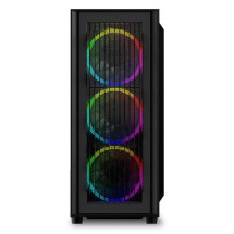 foto de CAJA ATX SHARKOON RGB WAVE 2XUSB3.0 RGB SIN FUENTE NEGRO