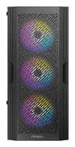 foto de CAJA GAMING ANTEC AX20 MATX 2XUSB 2.0 SIN FTE NEGRO RGB