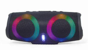foto de ALTAVOZ PORTATIL GEMBIRD SPK-BT-LED-02 10W BLUETOOTH NEGRO