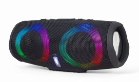 foto de ALTAVOZ PORTATIL GEMBIRD SPK-BT-LED-02 10W BLUETOOTH NEGRO