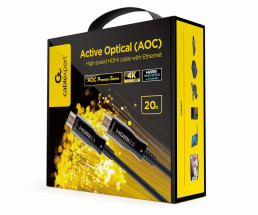foto de CABLE HDMI GEMBIRD  DE ALTA VELOCIDAD CON OPTICA ACTIVA AOC CON ETHERNET 20 M