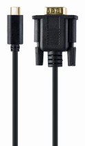 foto de ADAPTADOR USB C A VGA M 2 M NEGRO BLISTER