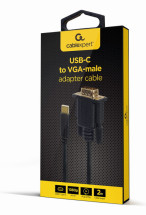 foto de ADAPTADOR USB C A VGA M 2 M NEGRO BLISTER