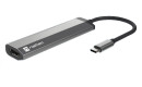 foto de ADAPTADOR NATEC FOWLER SLIM USB-C 2XUSB 3.0,HDMI 4K,USB-C PD