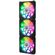 foto de VENTILADOR CAJA NOX HUMMER EASYLINK ARGB FANS KIT NEGROS