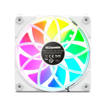 foto de VENTILADOR CAJA NOX HUMMER EASYLINK ARGB FANS KIT BLANCOS
