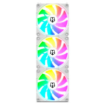 foto de VENTILADOR CAJA NOX HUMMER EASYLINK ARGB FANS KIT BLANCOS