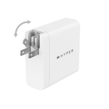 foto de CARGADOR ADAPTADOR HYPER HYPERJUICE 140 W GAN CHARGER - GLOBAL - MULTI-PORT