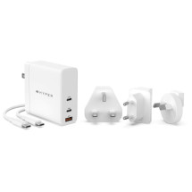 foto de CARGADOR ADAPTADOR HYPER HYPERJUICE 140 W GAN CHARGER - GLOBAL - MULTI-PORT