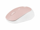 foto de RATON NATEC HARRIER 2 OPTICO INALAMBRICO 1600DPI BLUETOOTH 5.1 ROSA/BLANCO