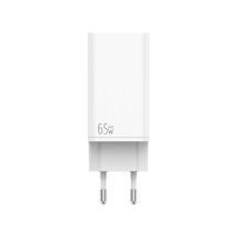 foto de LEOTEC CARGADOR 65W GaN CARGA RAPIDA 2 USB TIPO-C PD 1 USB-A BLANCO