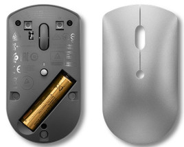 foto de RATON LENOVO M600 SILENT MOUSE GRIS BLUETOOTH PILAS