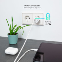 foto de CARGADOR DE PARED TOOQ GAN USB-C PD 30W