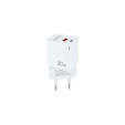 foto de CARGADOR DE PARED TOOQ GAN USB-C PD USB-A QC 30W