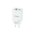 foto de CARGADOR DE PARED TOOQ GAN USB C PD USB-A QC 45W