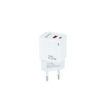 foto de CARGADOR DE PARED TOOQ USB-C PD USB-A QC 20W
