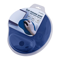 foto de ALFOMBRILLA GEMBIRD SOPORTE GEL AZUL 260X220X4