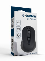 foto de RATON GEMBIRD 6 BOTONES NEGRO BLUETOOTH PILAS