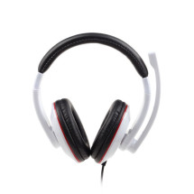 foto de AURICULARES GEMBIRD MHS-001-GW BLANCO BRILLANTE MICROFONO ALAMBRICO 3.5MM
