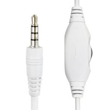 foto de AURICULARES GEMBIRD MHS-03-WTRD BLANCO ROJO MICROFONO ALAMBRICO 3.5MM