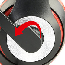 foto de AURICULARES GEMBIRD MHS-03-BKRD NEGRO ROJO MICROFONO ALAMBRICO 3.5MM